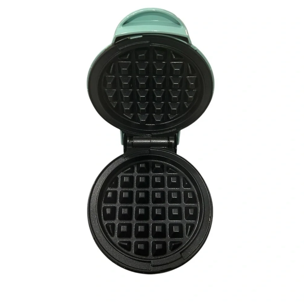 Dash Mini Maker: Aqua Mini Waffle Maker Machine - Pre-owned In‎ Box